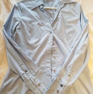 Light blue button down